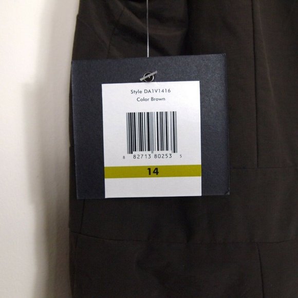 NWT Marc New York Andrew Marc Brown Sheath Dress - Picture 5 of 5